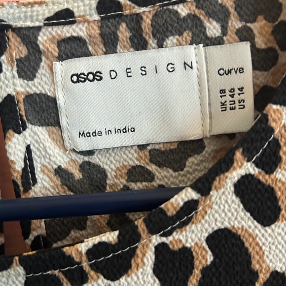 ASOS - Leopard Print Frock Dress - Picture 2 of 2